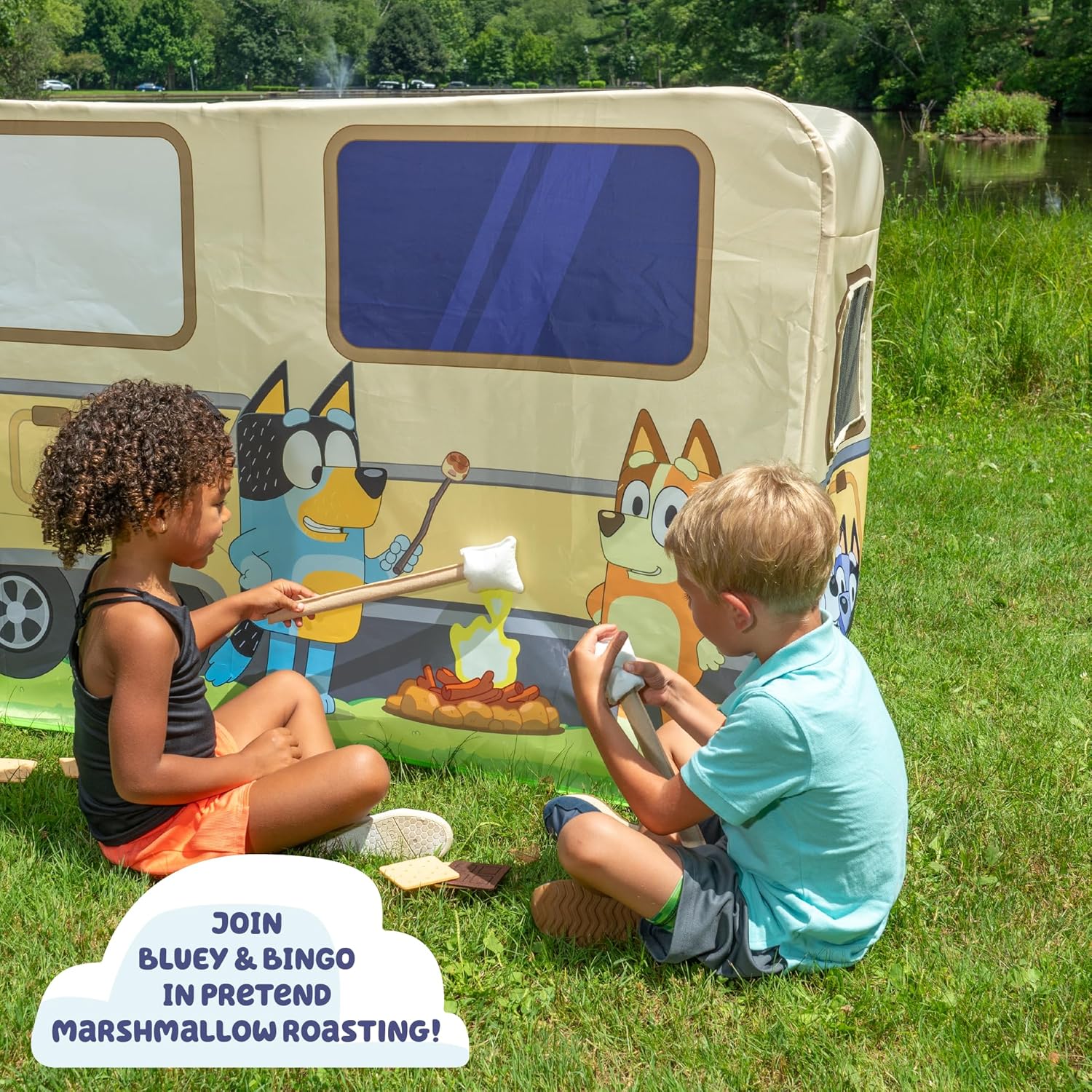 Bluey Camping Activity Fort