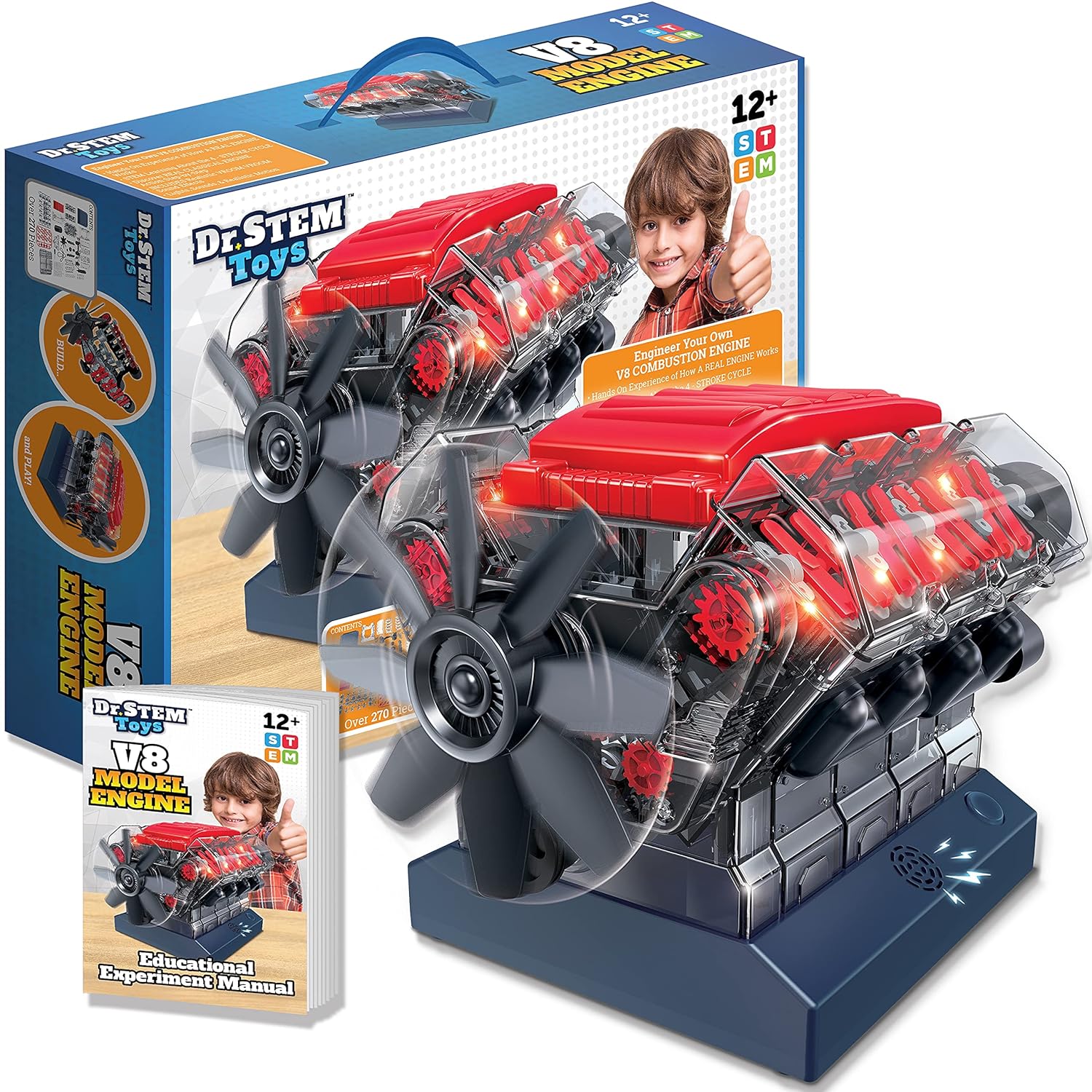 Dr. STEM Toys V8 Model Engine