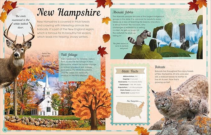 The 50 States: Amazing landscapes. Fascinating people. Wonderful wildlife