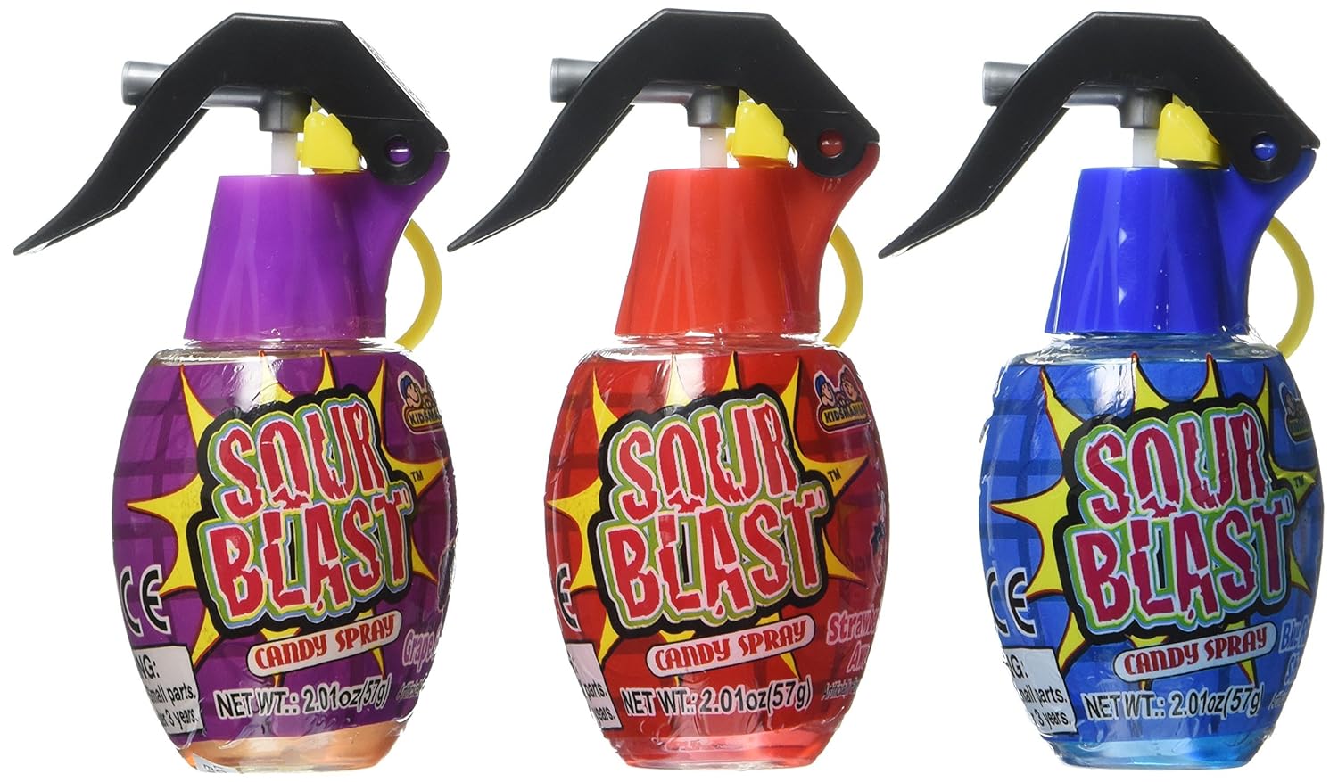 Kidsmania Sour Blast Candy Spray Grenades
