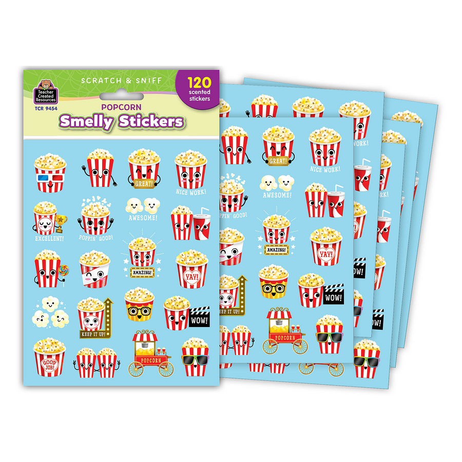Popcorn Smelly Stickers