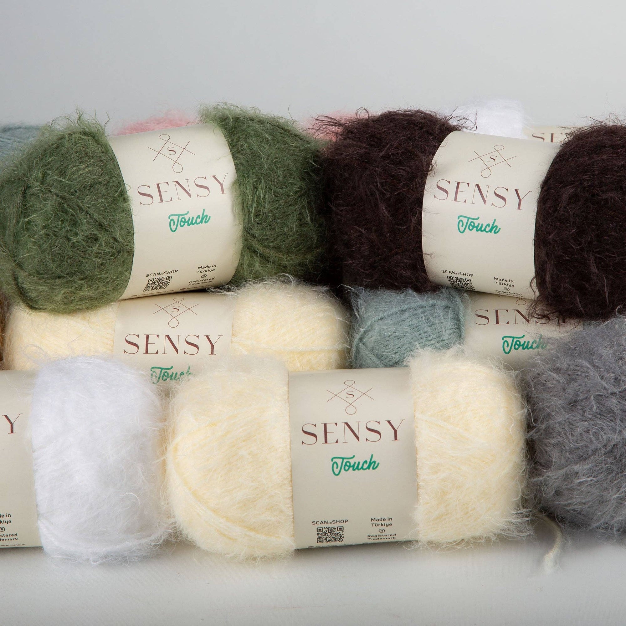 Sensy Touch Yarn, 3.5 oz, 268 Yards, Gauge 3 Light
