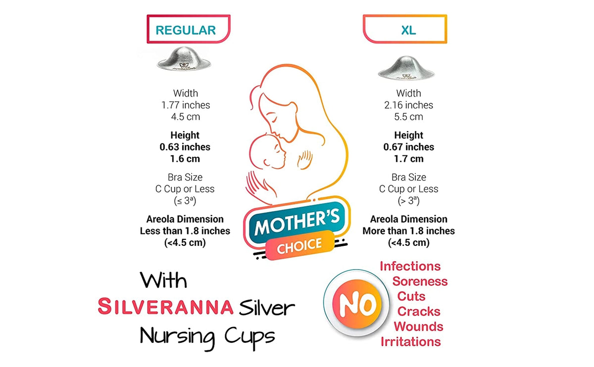 Silveranna 925 Silver Nipple Shields