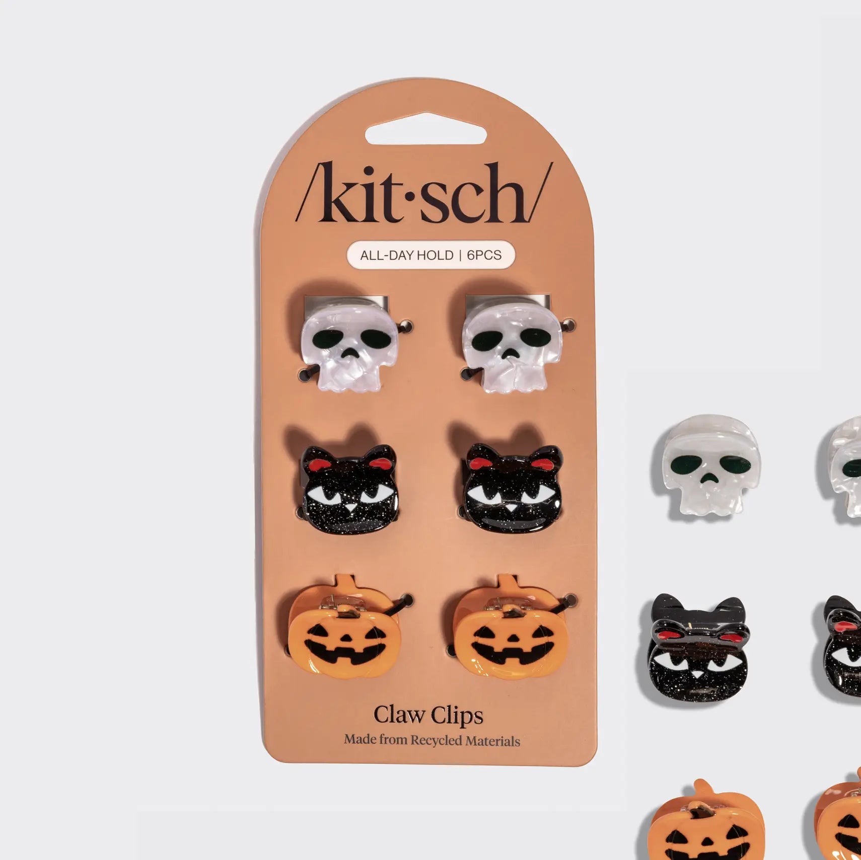 Kitsch Mini Claw Clips 6pc Set - Halloween Squad
