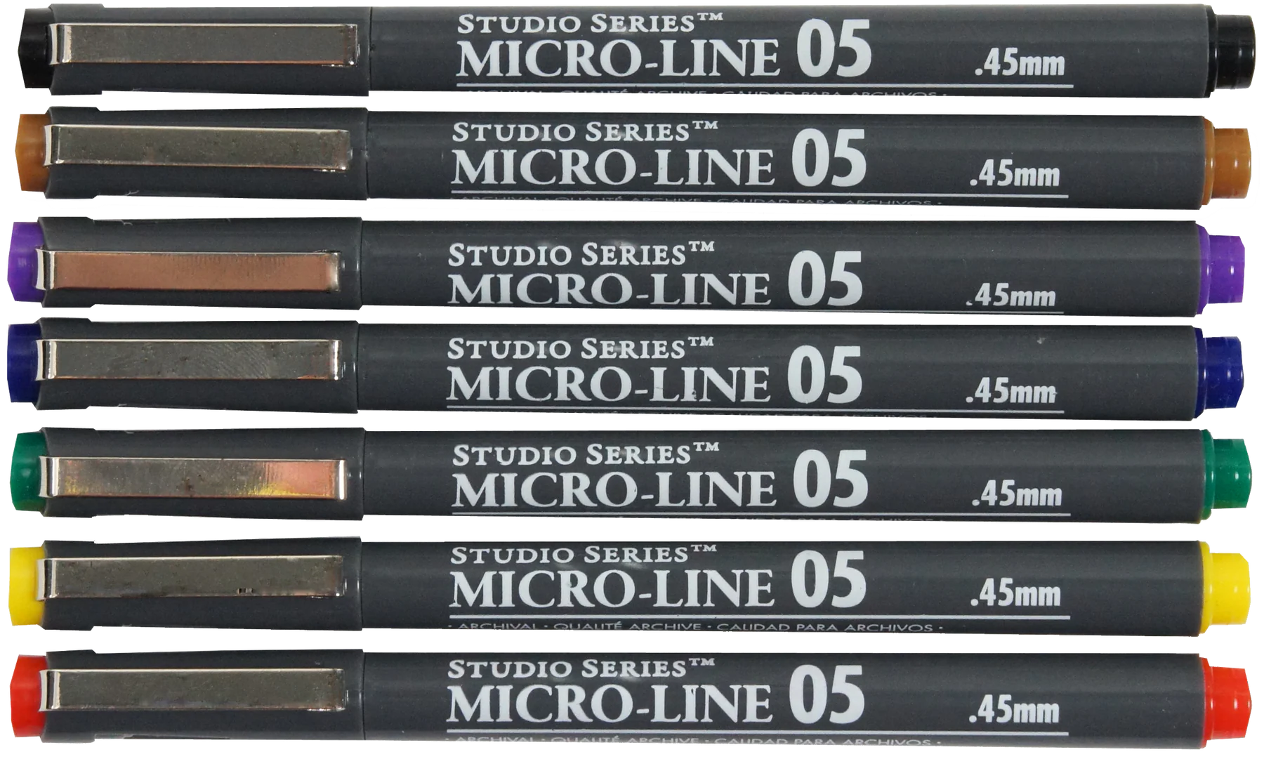 Set of 7 Studio Series Color Micro-Line Pen Set