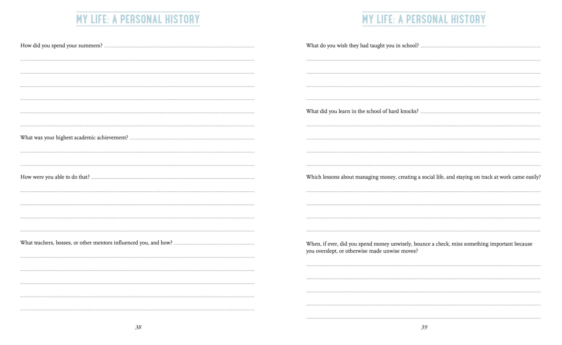 The Book of Me: A Do-It-Yourself Memoir