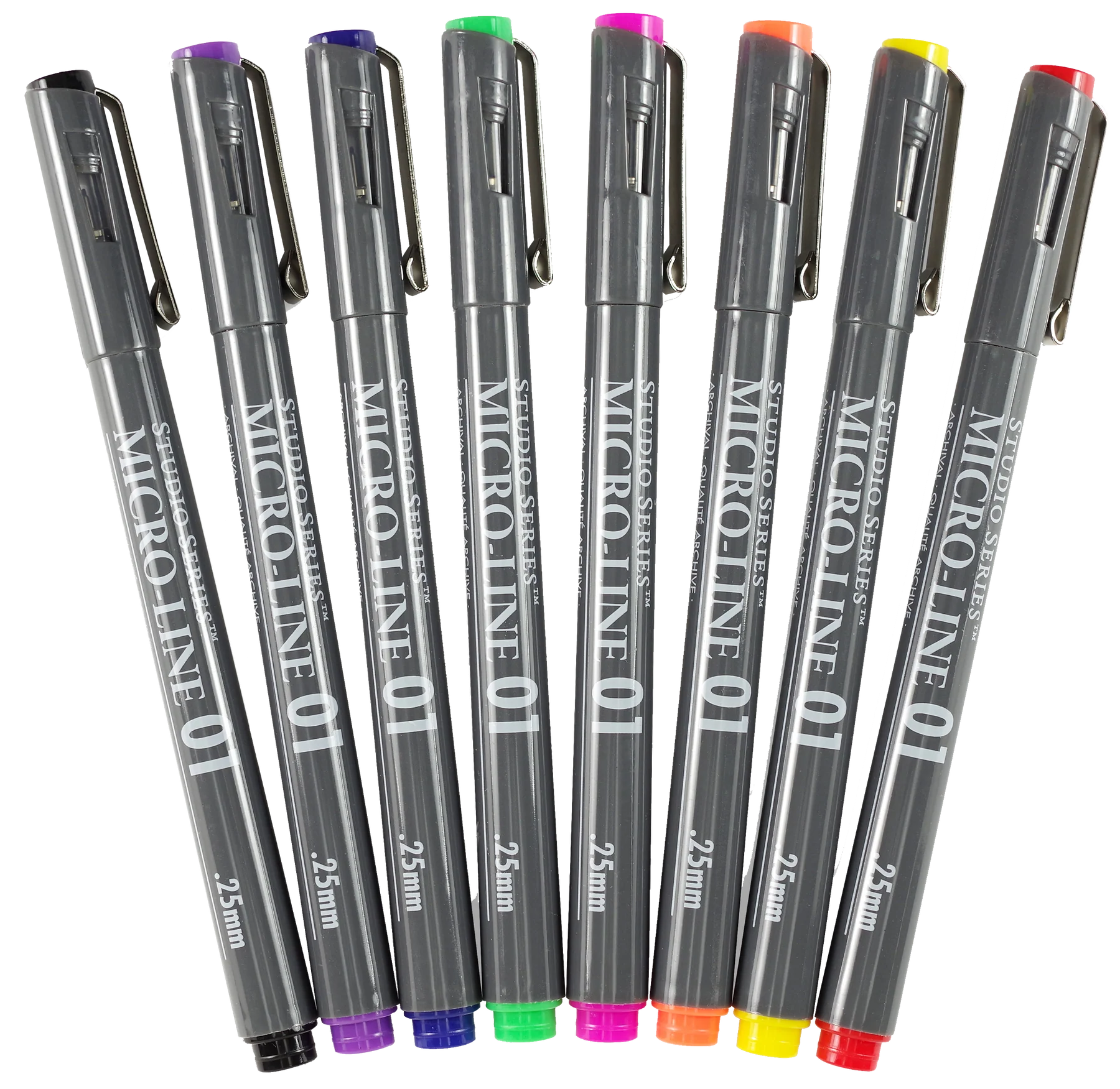 Set of 8 Studio Series Bible Micro-Line Color Pens