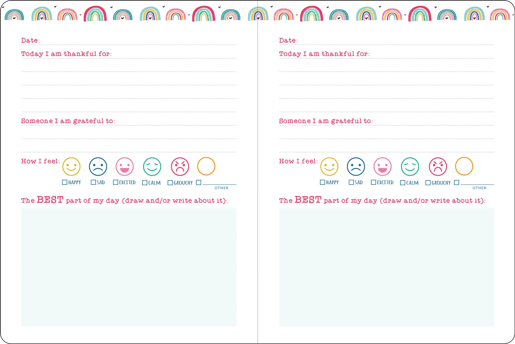 Kids’ Daily Gratitude Journal