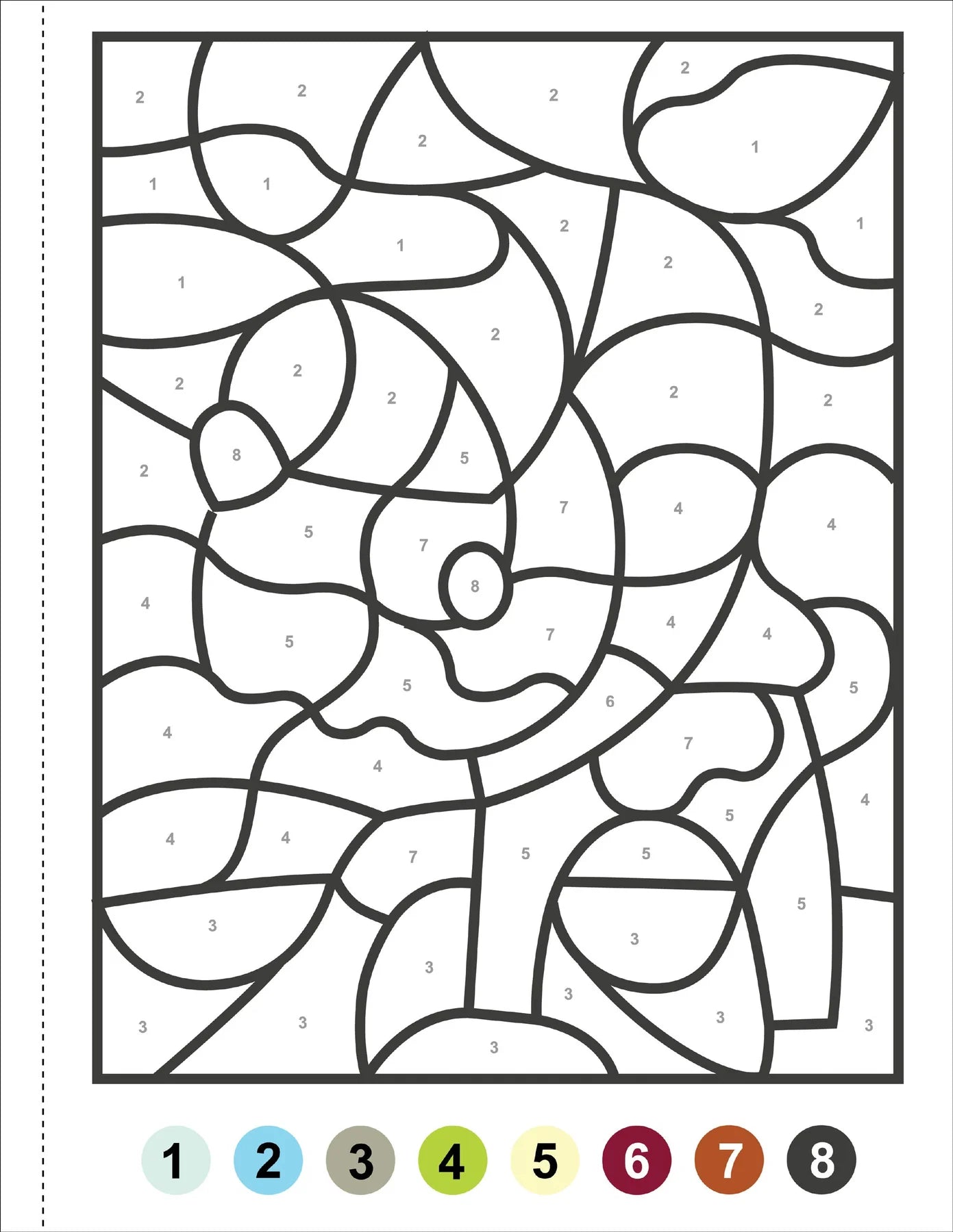 My First Color-by-Number! Animals