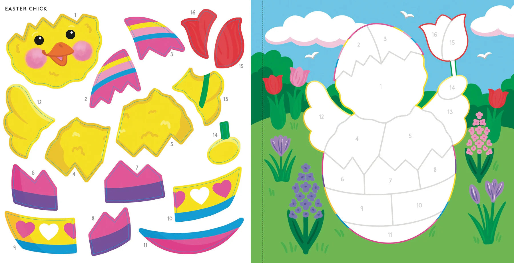 My First Color-By-Sticker Easter Book