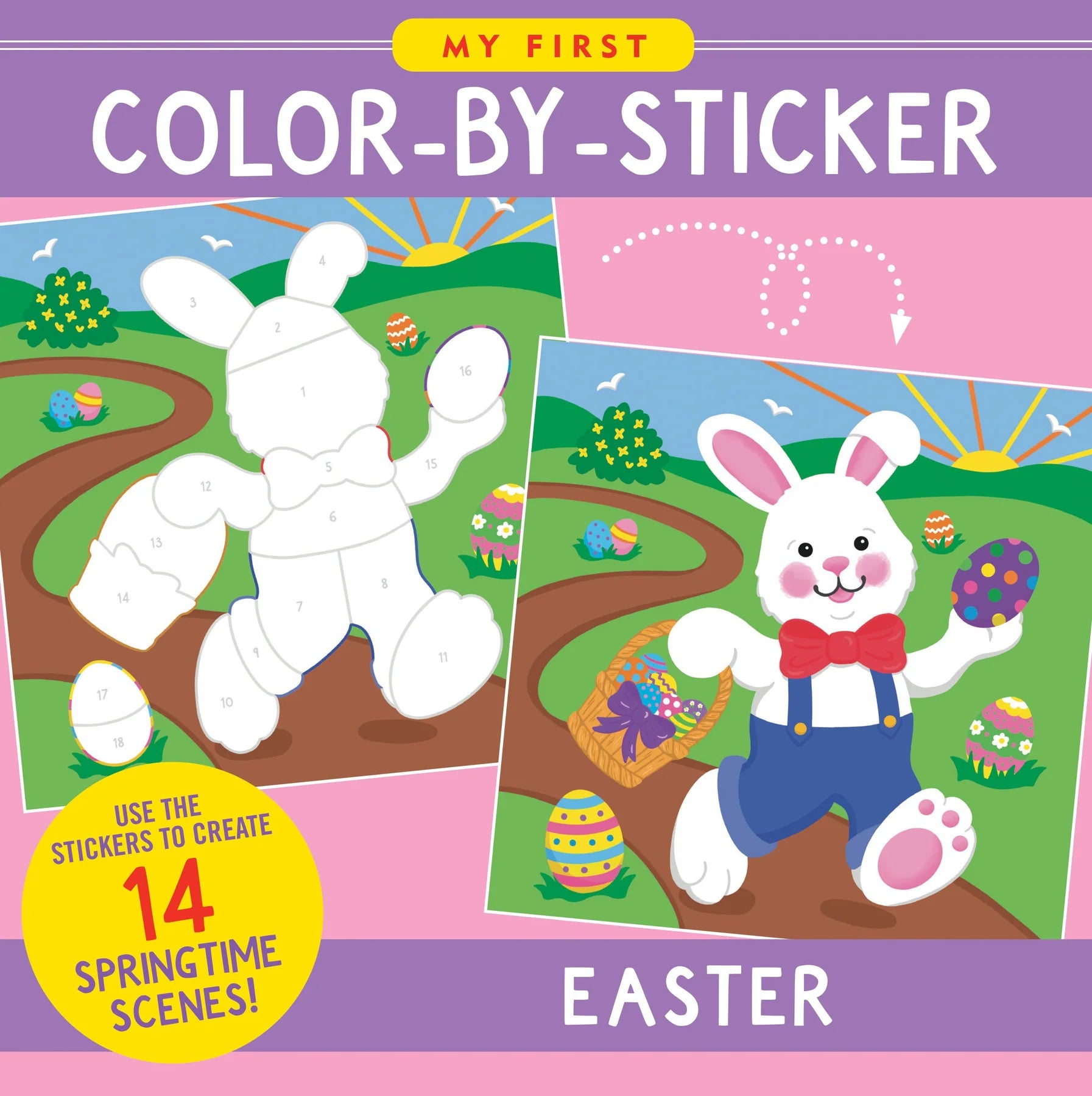 My First Color-By-Sticker Easter Book