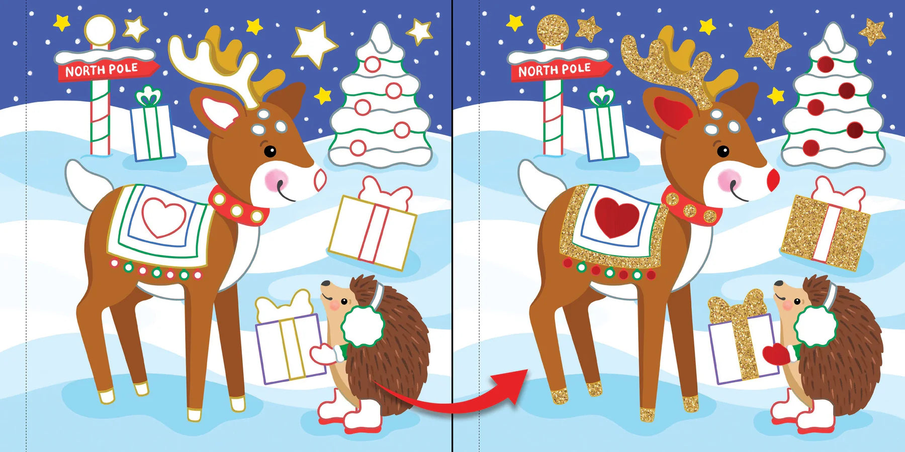 Color-By-Foil Sticker Book - Christmas