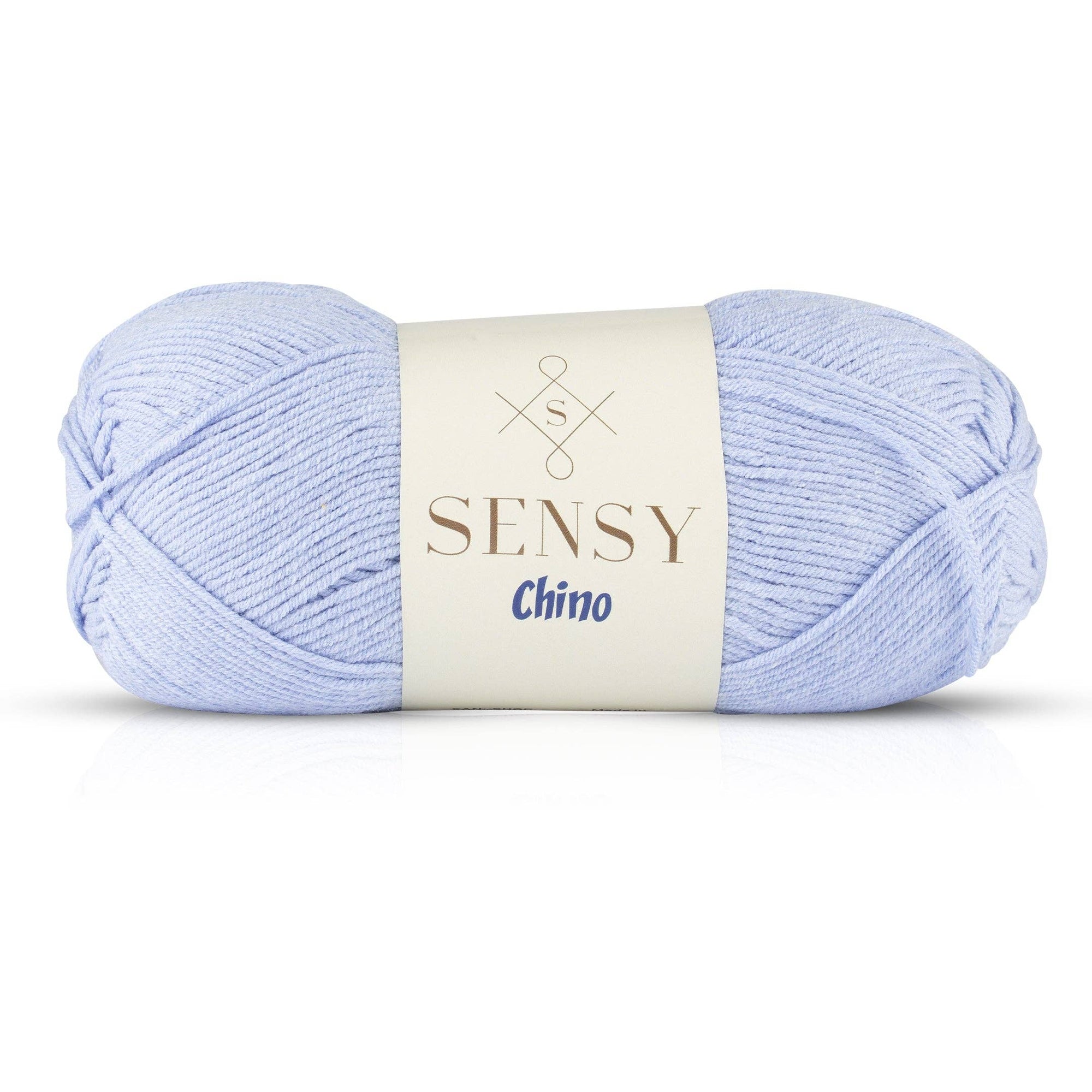 Sensy Chino Soft Cotton Yarn, 3.5 oz, 360 Yards, Gauge 2 Fine