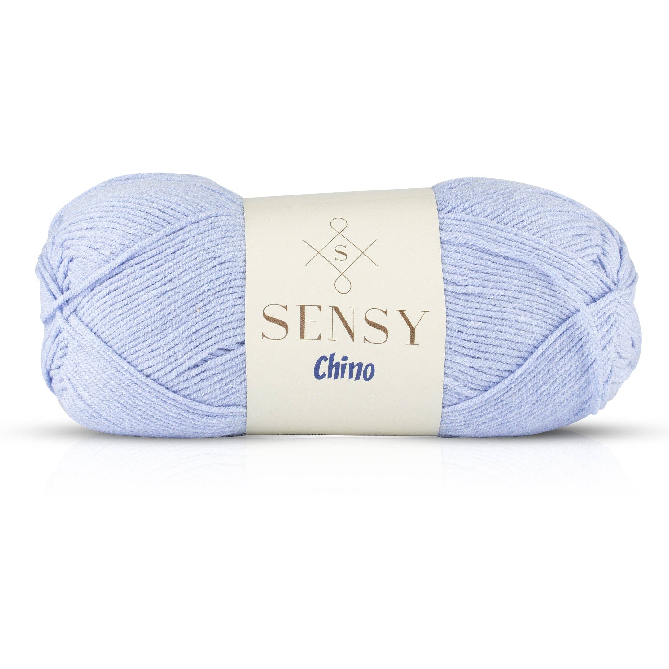 Sensy Chino Soft Cotton Yarn, 3.5 oz, 360 Yards, Gauge 2 Fine