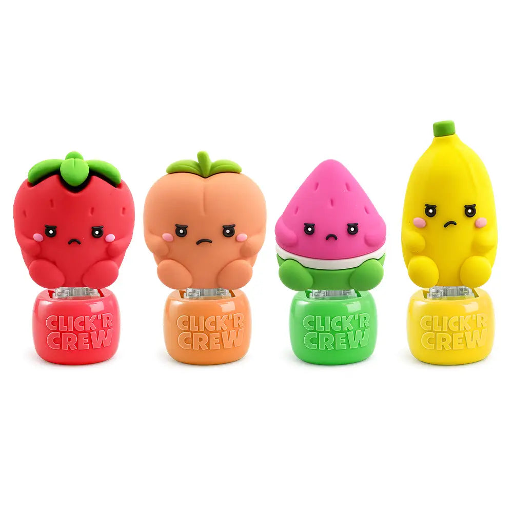 Click’R Crew Keyboard Clickers - Grumpy Fruit Edition