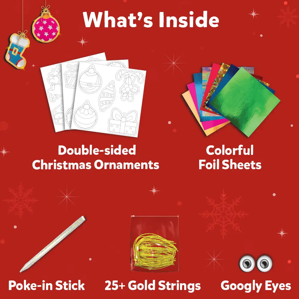 Foil Fun - Christmas Ornaments Holiday Craft Kit