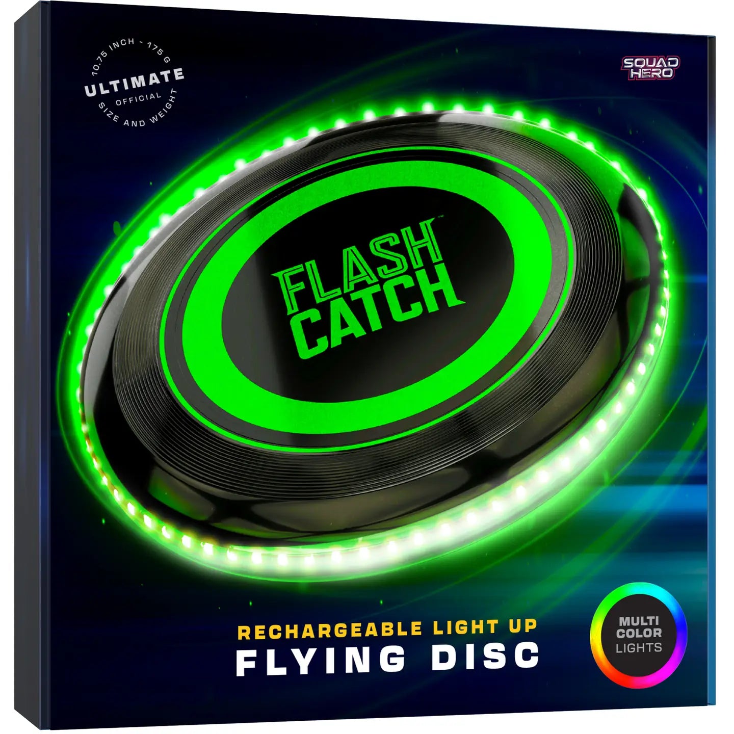 Flashcatch Rechargeable Light-Up Flying Disc