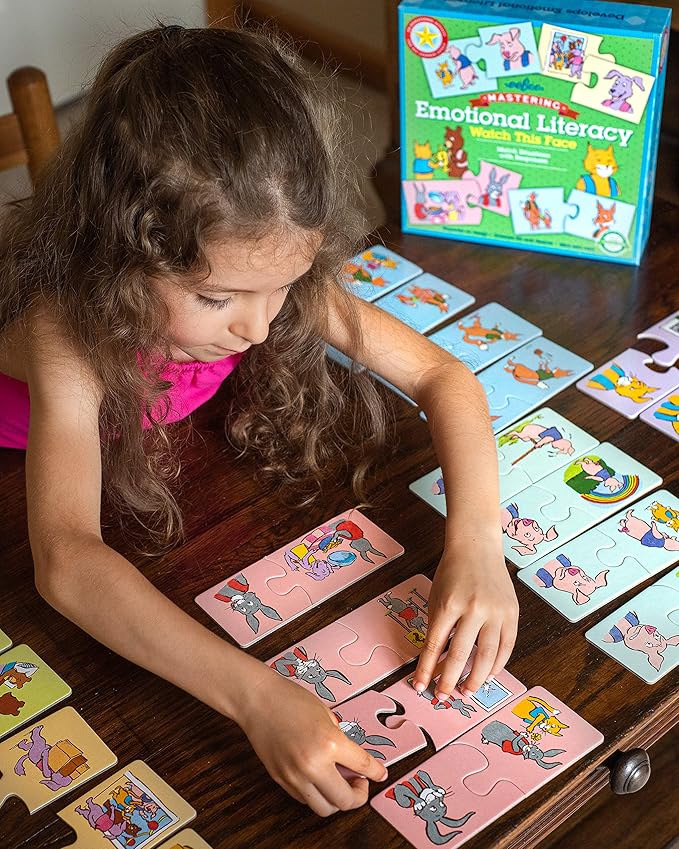 eeBoo Watch This Face Puzzle Pairs