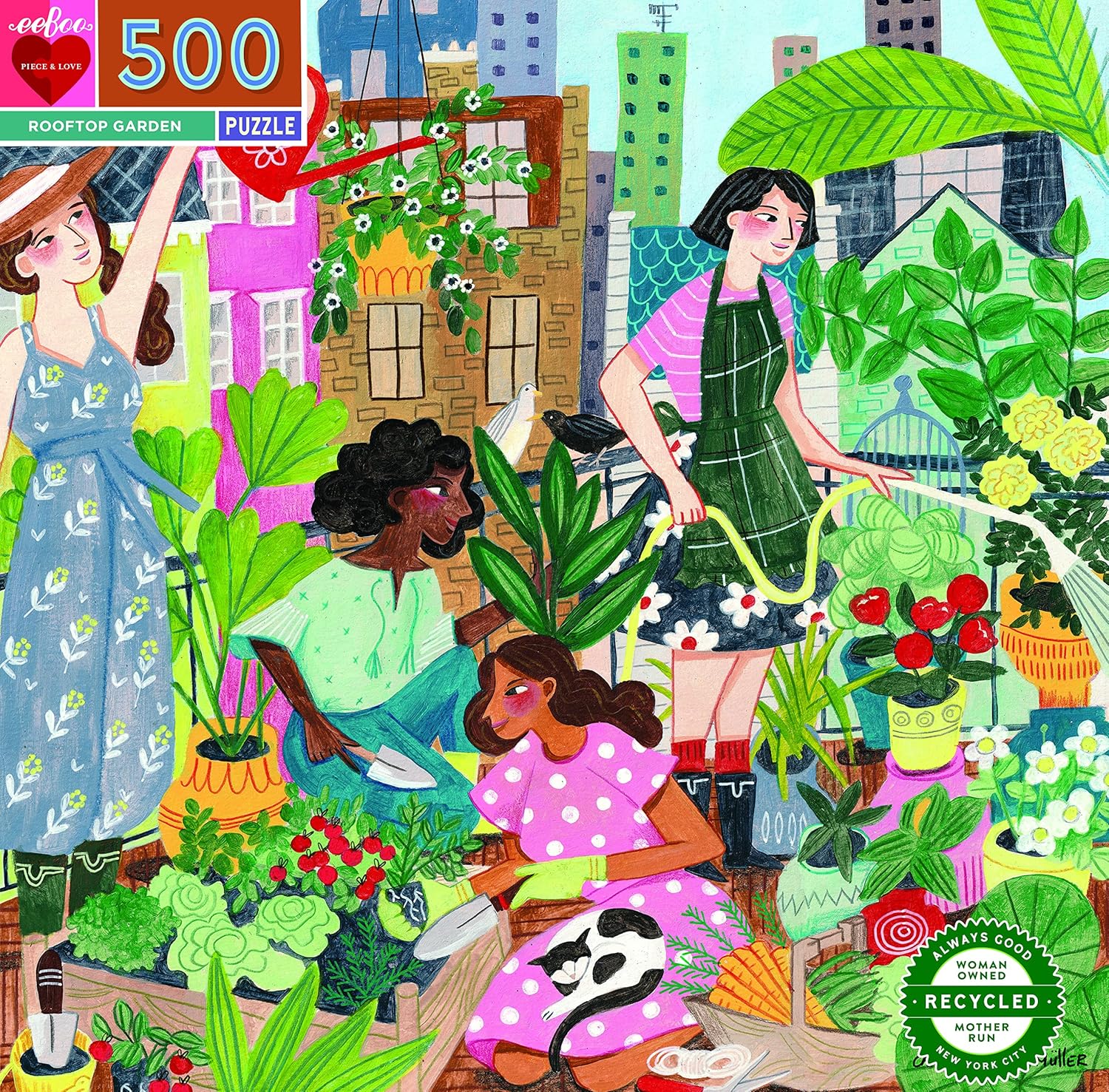 Rooftop Garden 500 Piece Puzzle