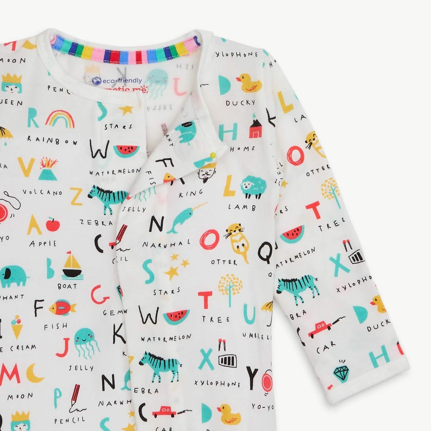 Magnetic Me ABC Love Modal Magnetic Footie - Size 9-12 Months