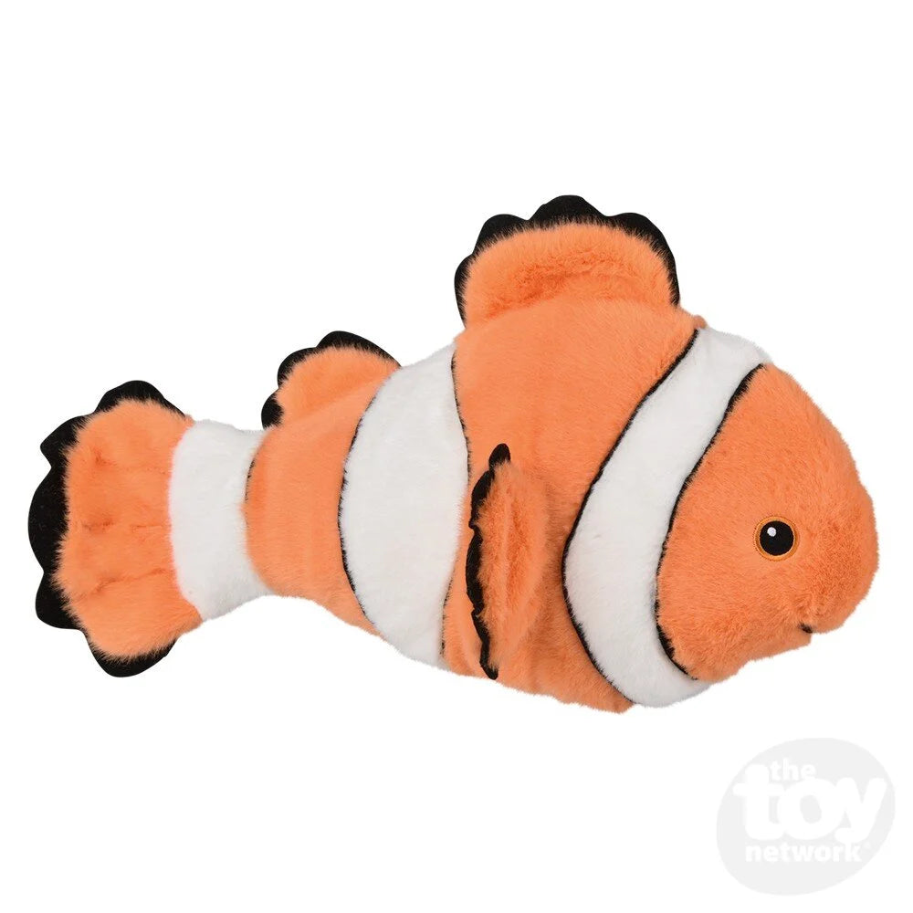 15" Animal Den Clown Fish Plush