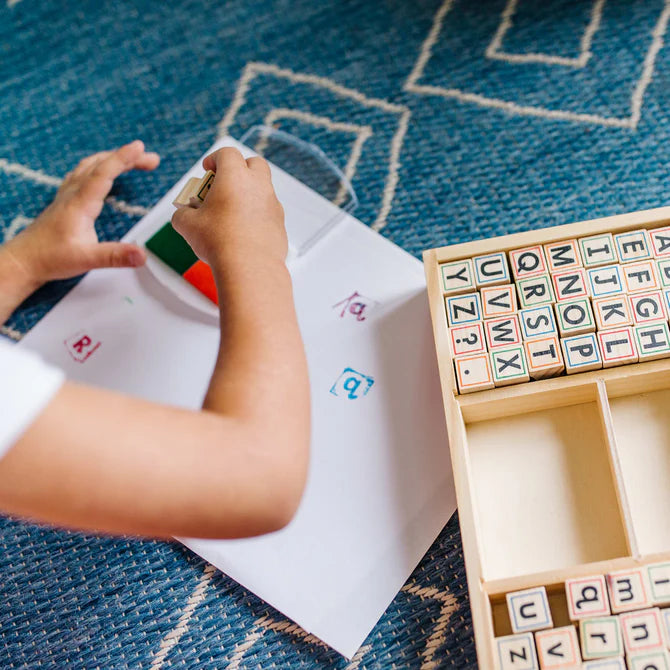 Melissa & Doug Alphabet Stamp Set