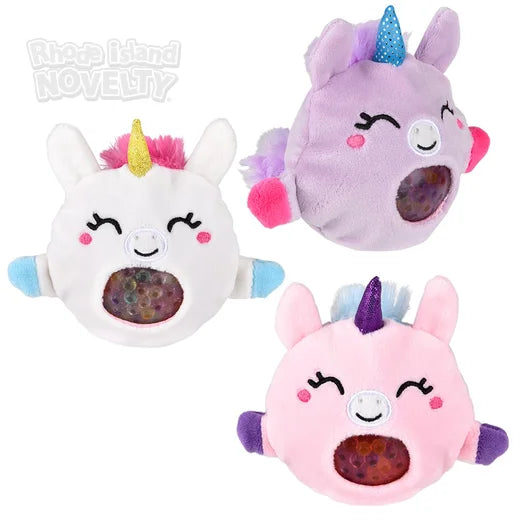 Unicorn Squeezy Bead Plush