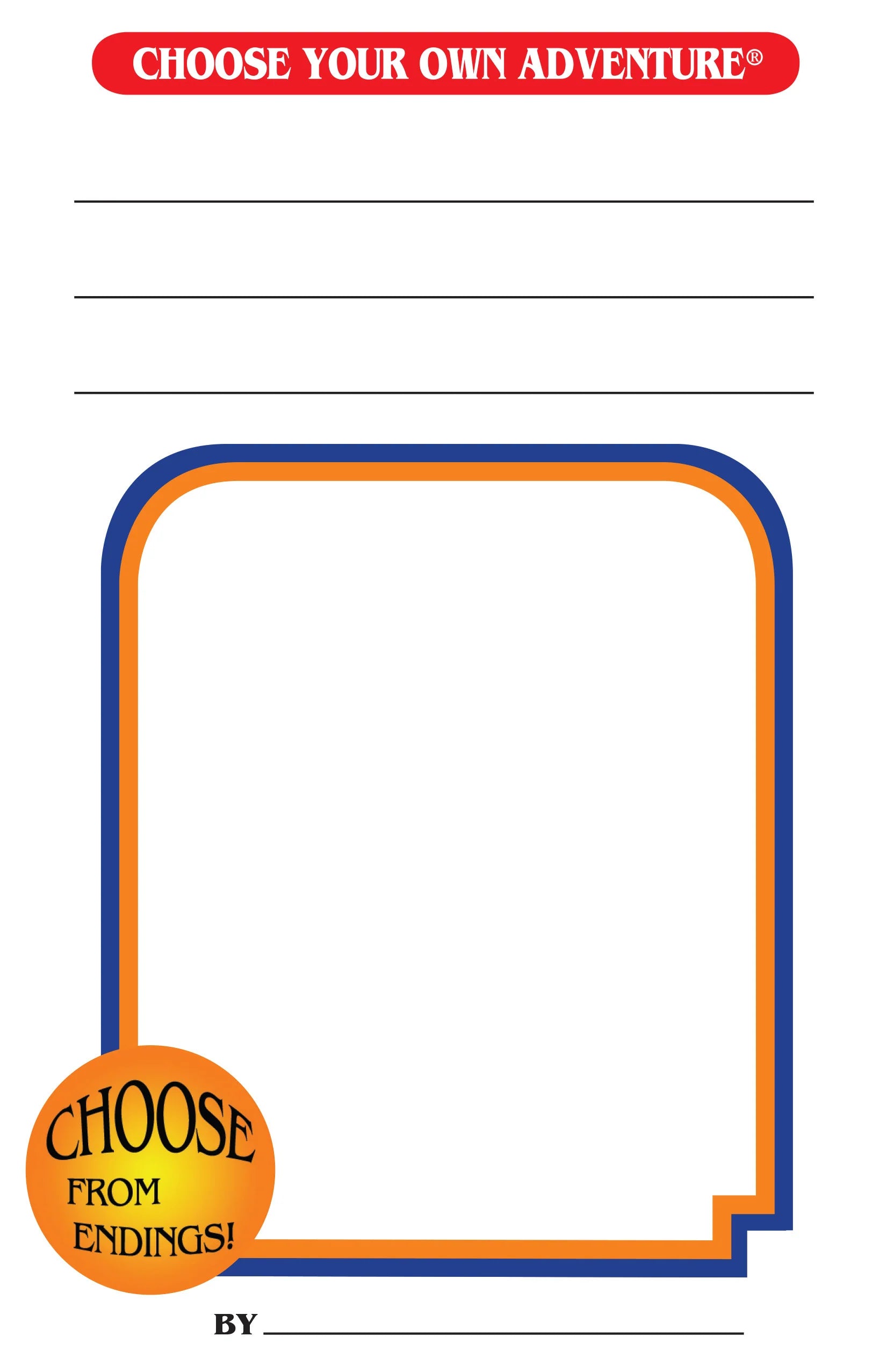 Choose Your Own Adventure Blank Book