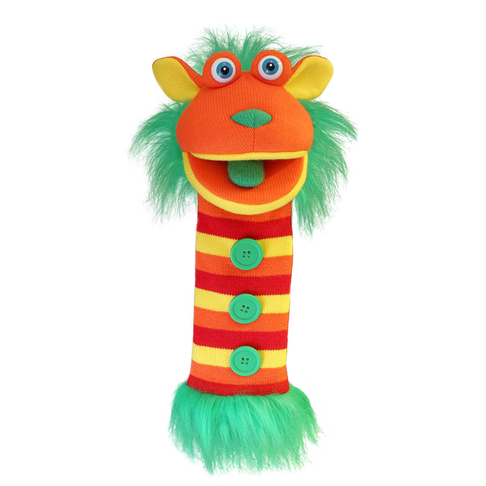 Buttons Knitted Puppet