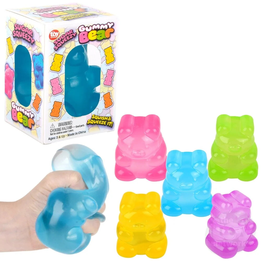 4" Jumbo Sugar Squeezy Yummy Bear