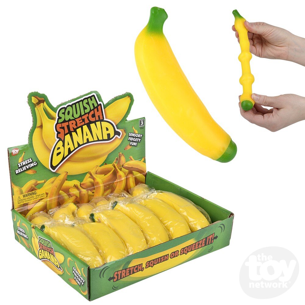 5.5" Stretch And Squeeze Banana