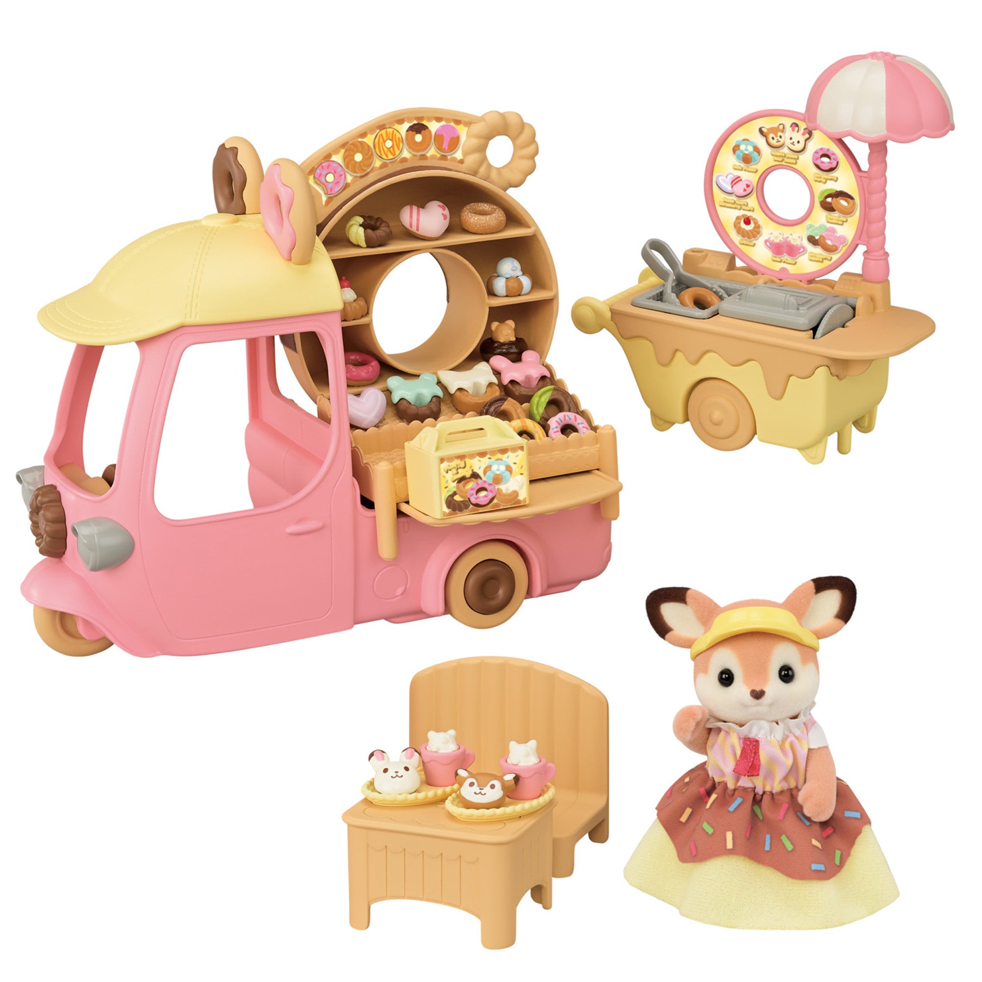 Calico Critters Dip Dip Donut Wagon