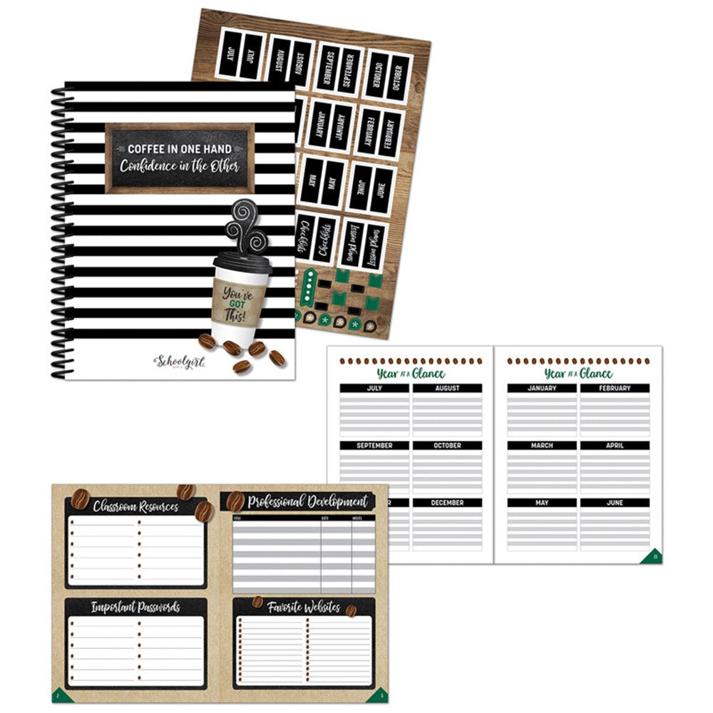 Industrial Cafe Teacher Planner