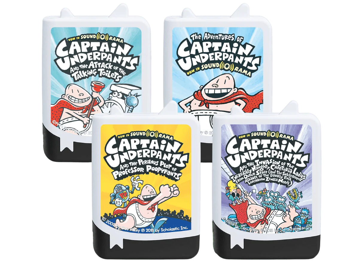Captain Underpants Audiobook Tonies - 4 Pack