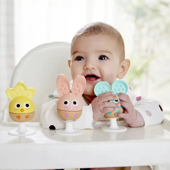 Hape Cheery Critter Rattle Trio