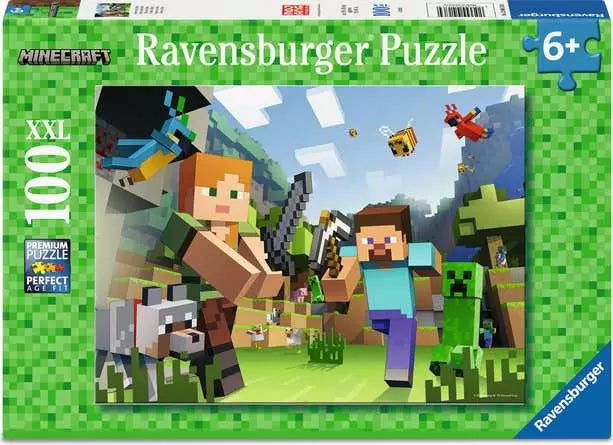 Ravensburger Minecraft Alex & Steve 100pc Puzzle
