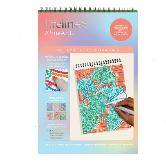 Lifelines FlowArt™ - Dot-By-Letter, Botanicals