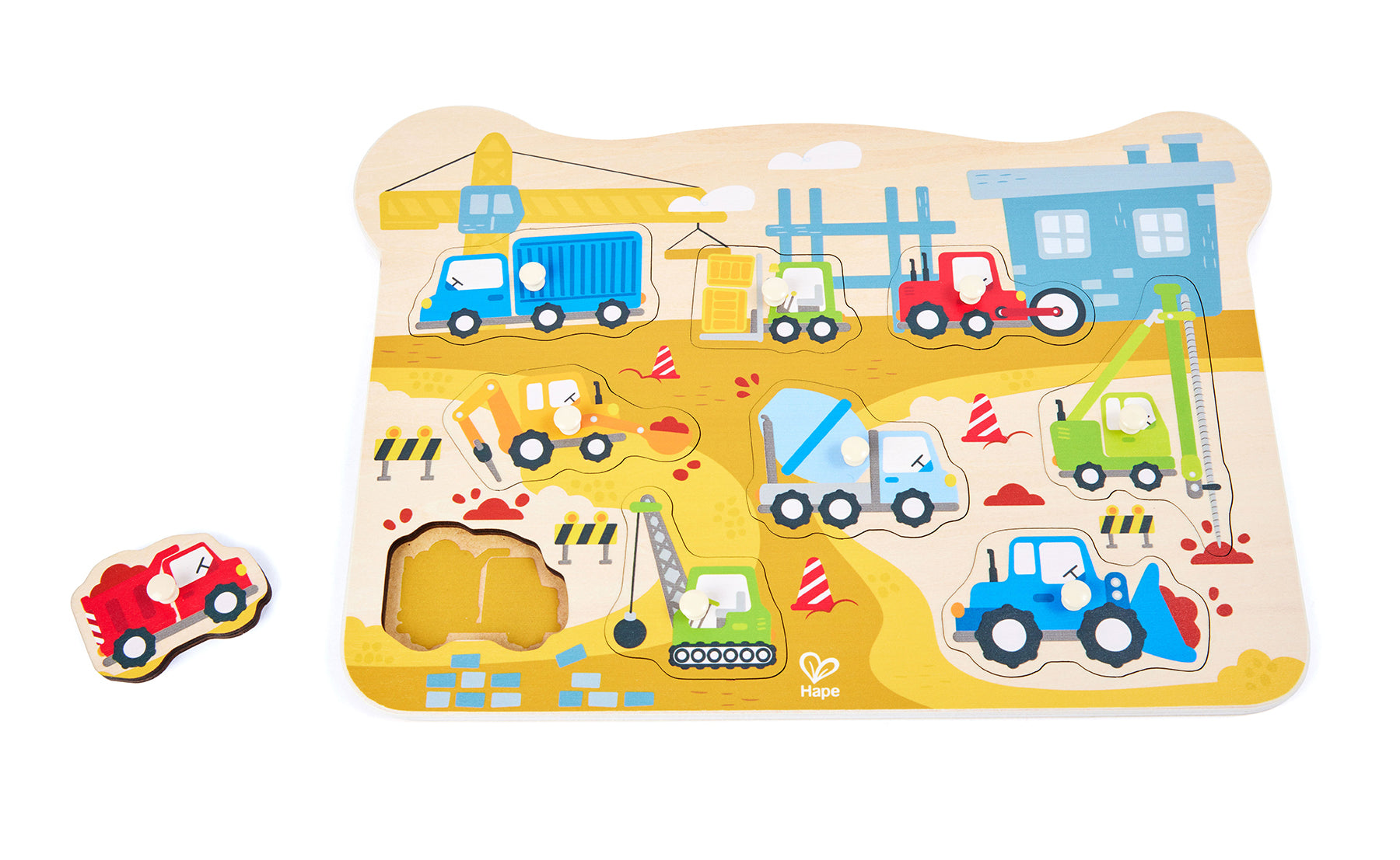 Construction Vehicles Peg Puzzle - NEW for 2026