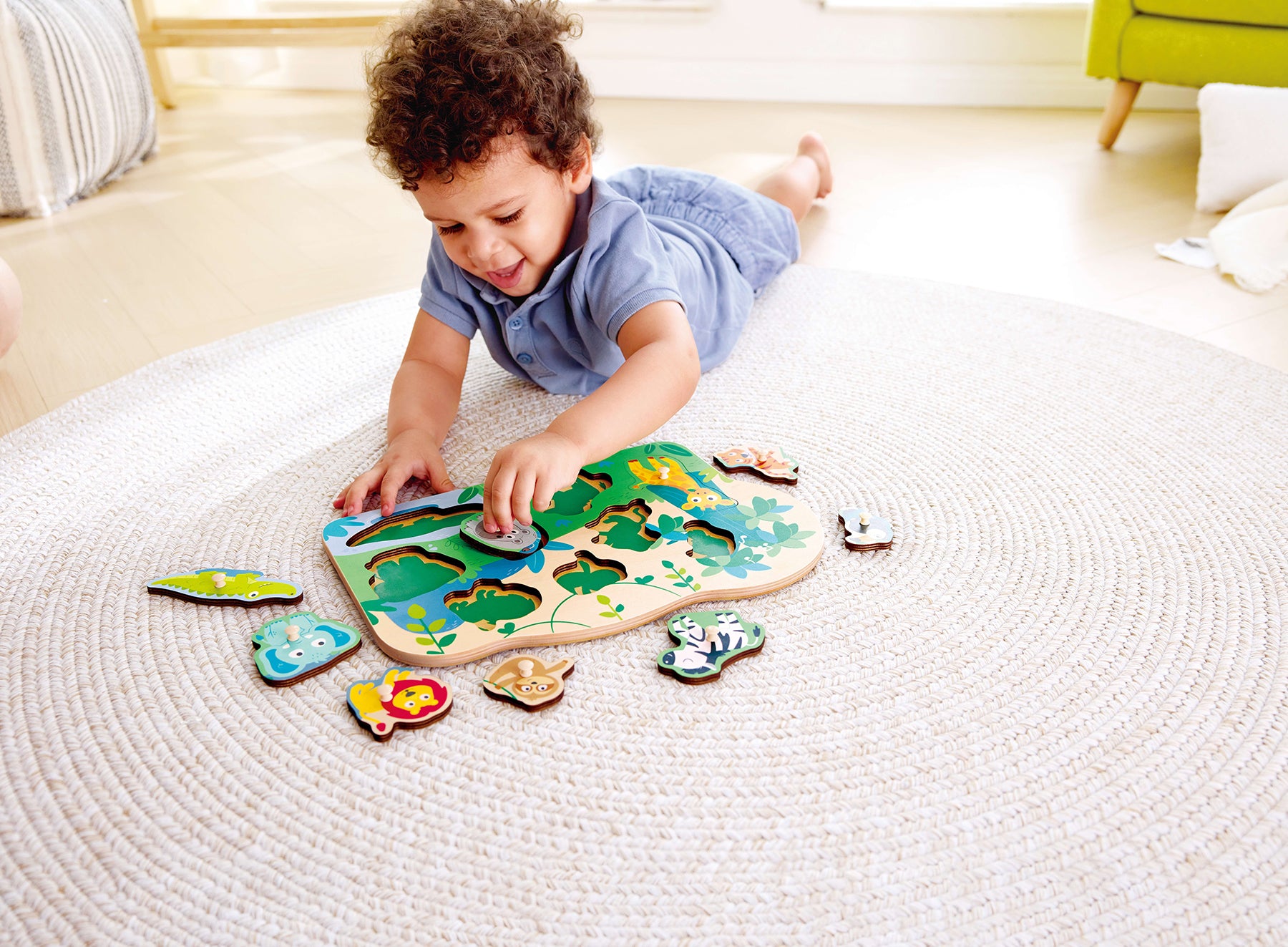 Hape Wild Animals Peg Puzzle - NEW for 2026