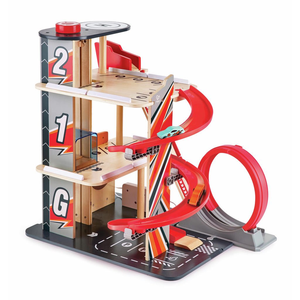 Hape Gearhead Stunt Garage