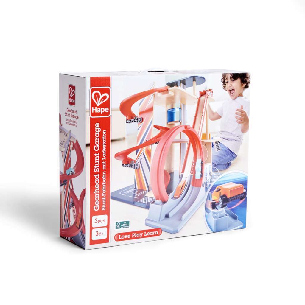 Hape Gearhead Stunt Garage