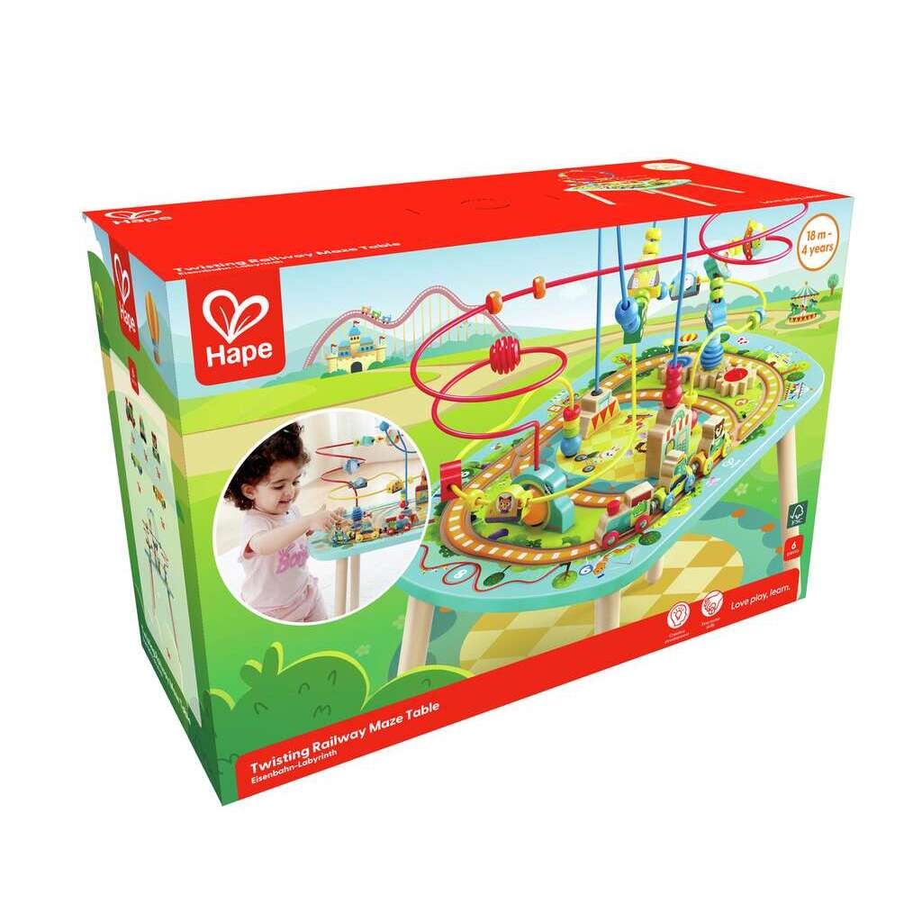 Hape Twisting Railway Maze Table