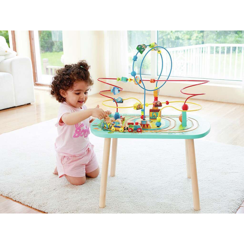 Hape Twisting Railway Maze Table
