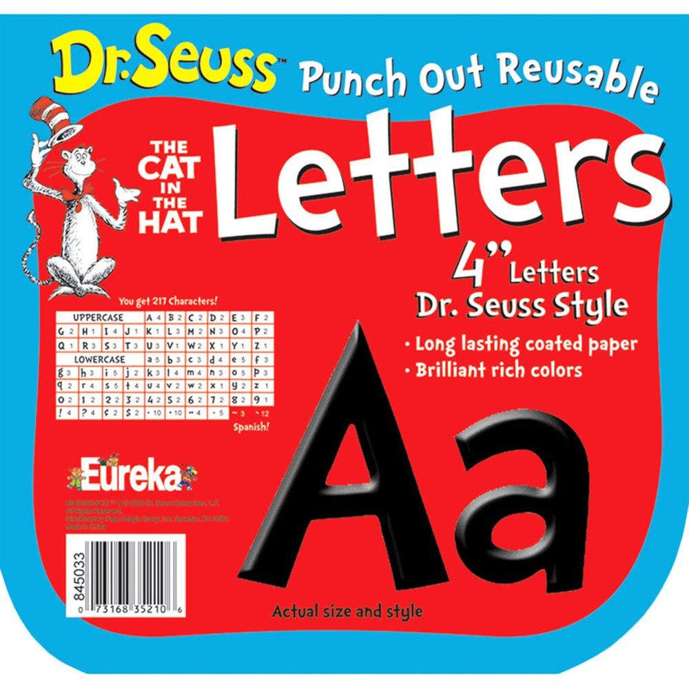 Dr. Seuss Black Deco Letters