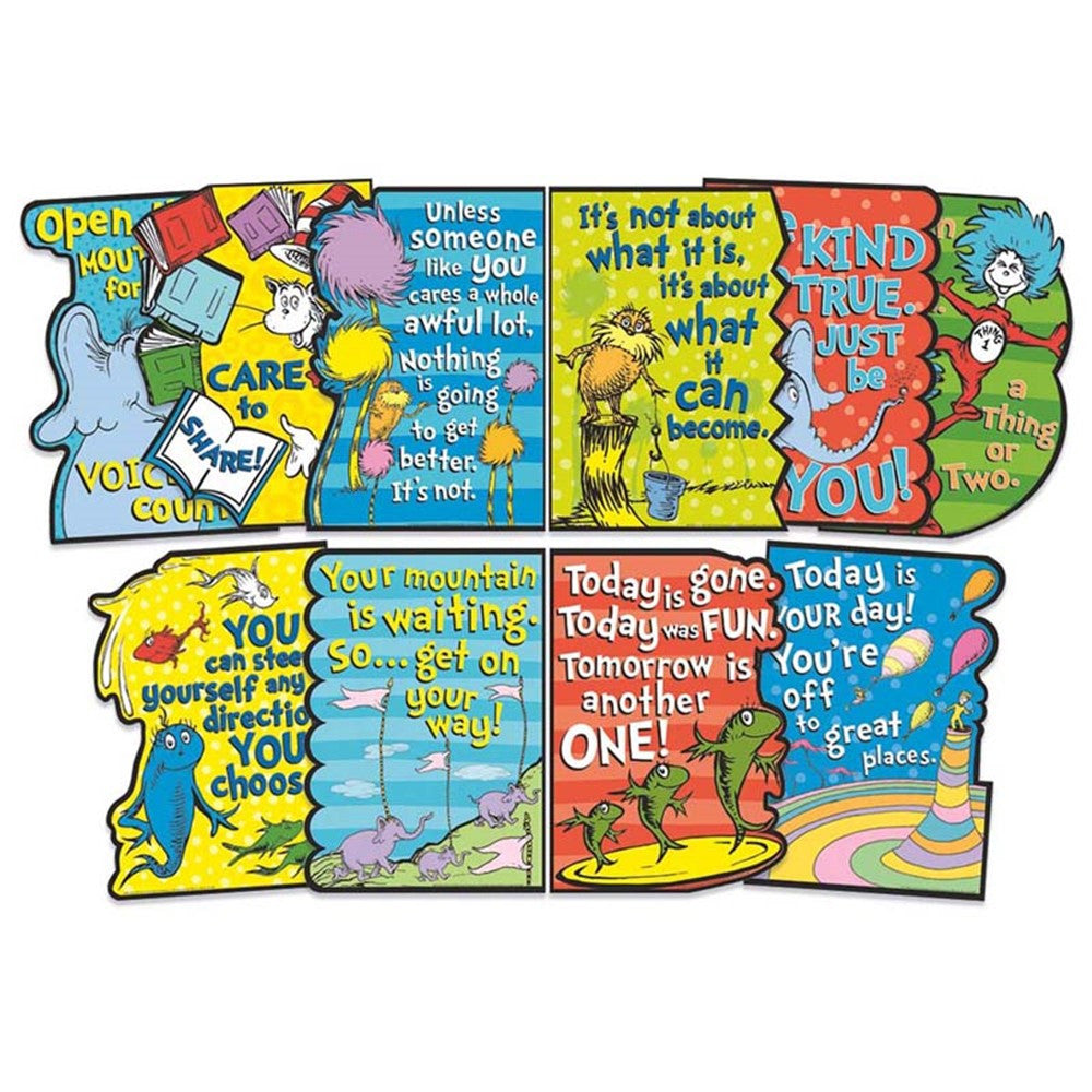 Dr. Seuss Motivational Poster Set