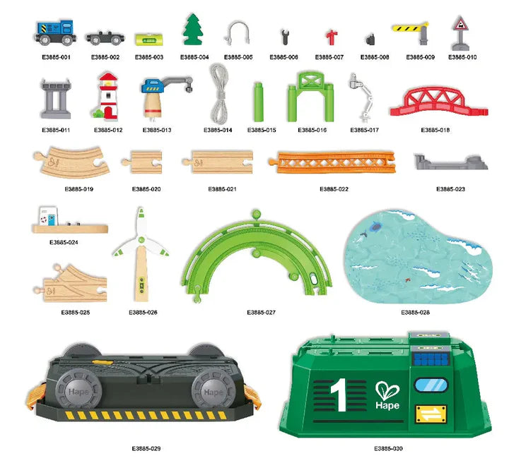 Hape Eco Energy Train Bucket Set