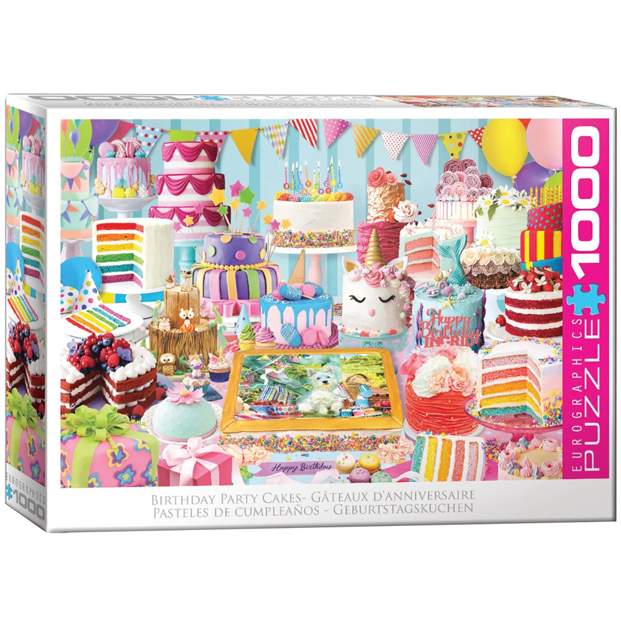 Eurographics Birthday Cake Party 1000 Piece Puzzle