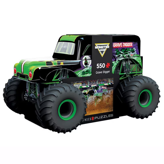 Gave Digger Monster Jam Tin 550 PC Puzzle