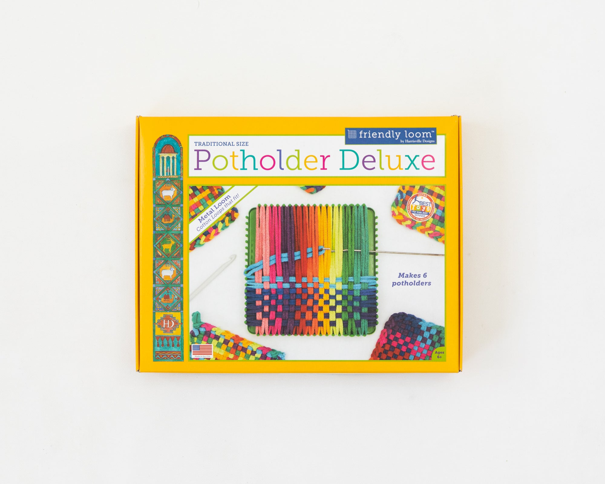 Potholder Loom Kit Plus: 7" Metal Loom
