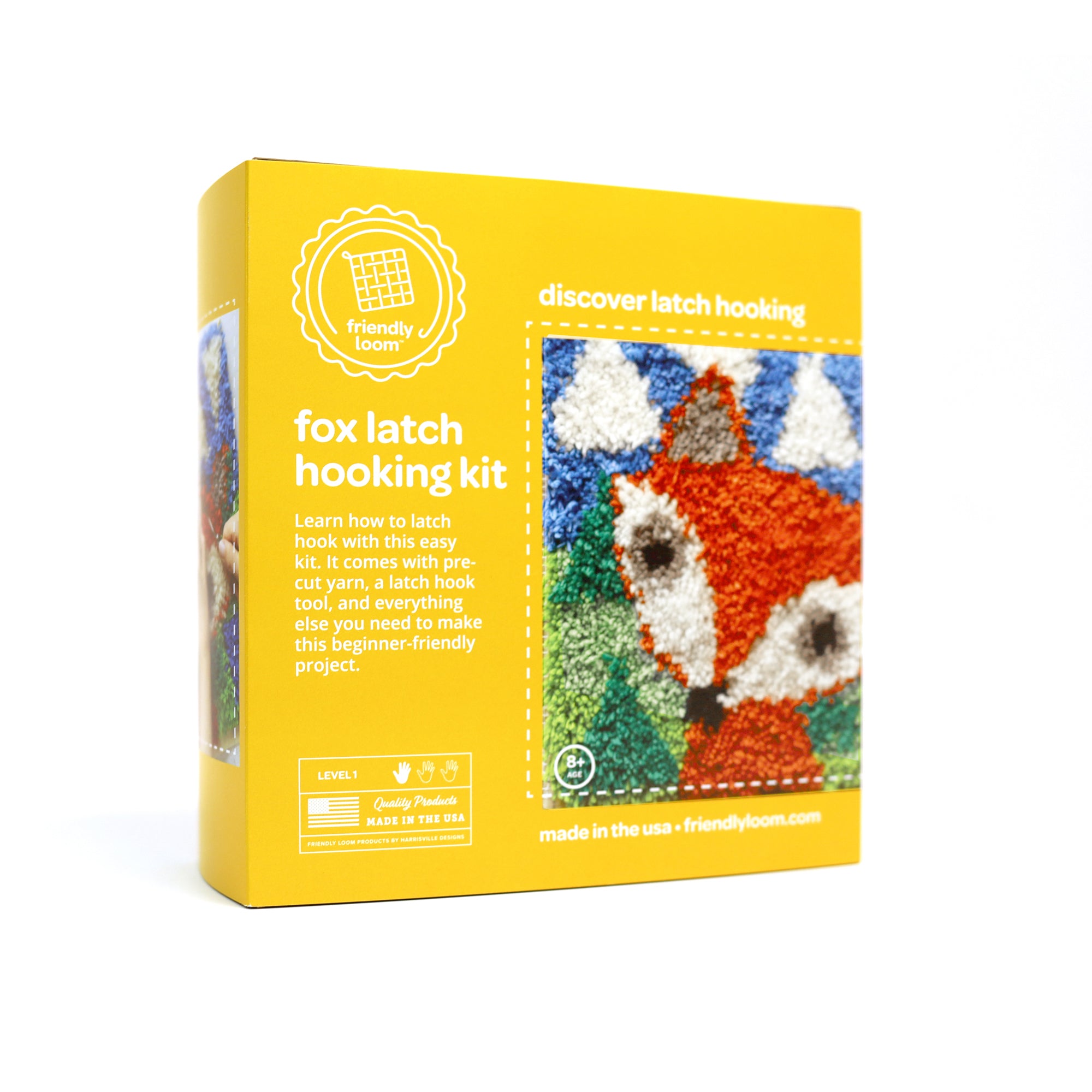 Latch Hooking Kit - Fox